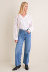 White Leota Blouse