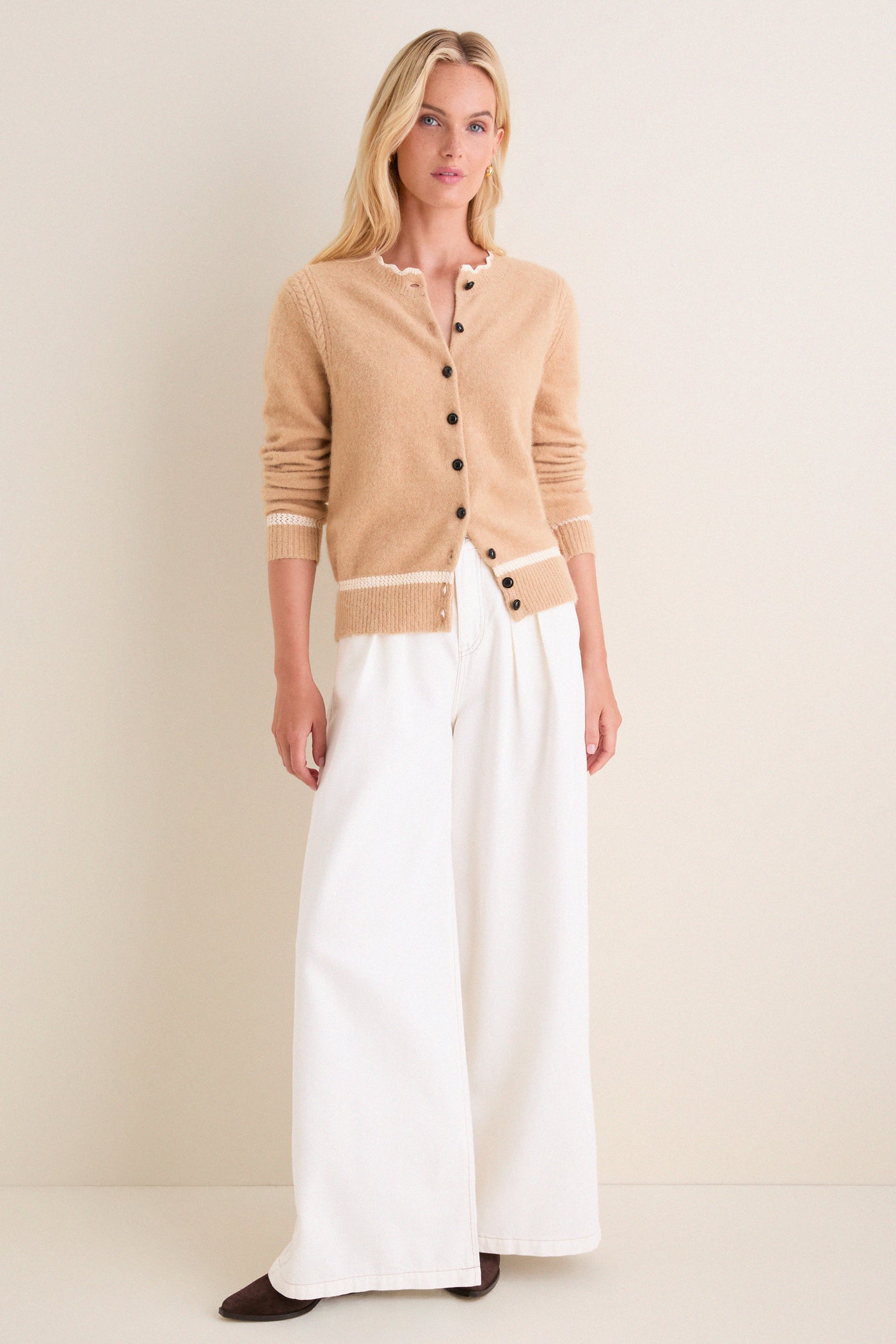 Camel Naia Cardigan