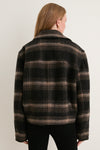Black and Khaki Galeane Coat