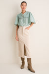 Ecru Odalie Skirt