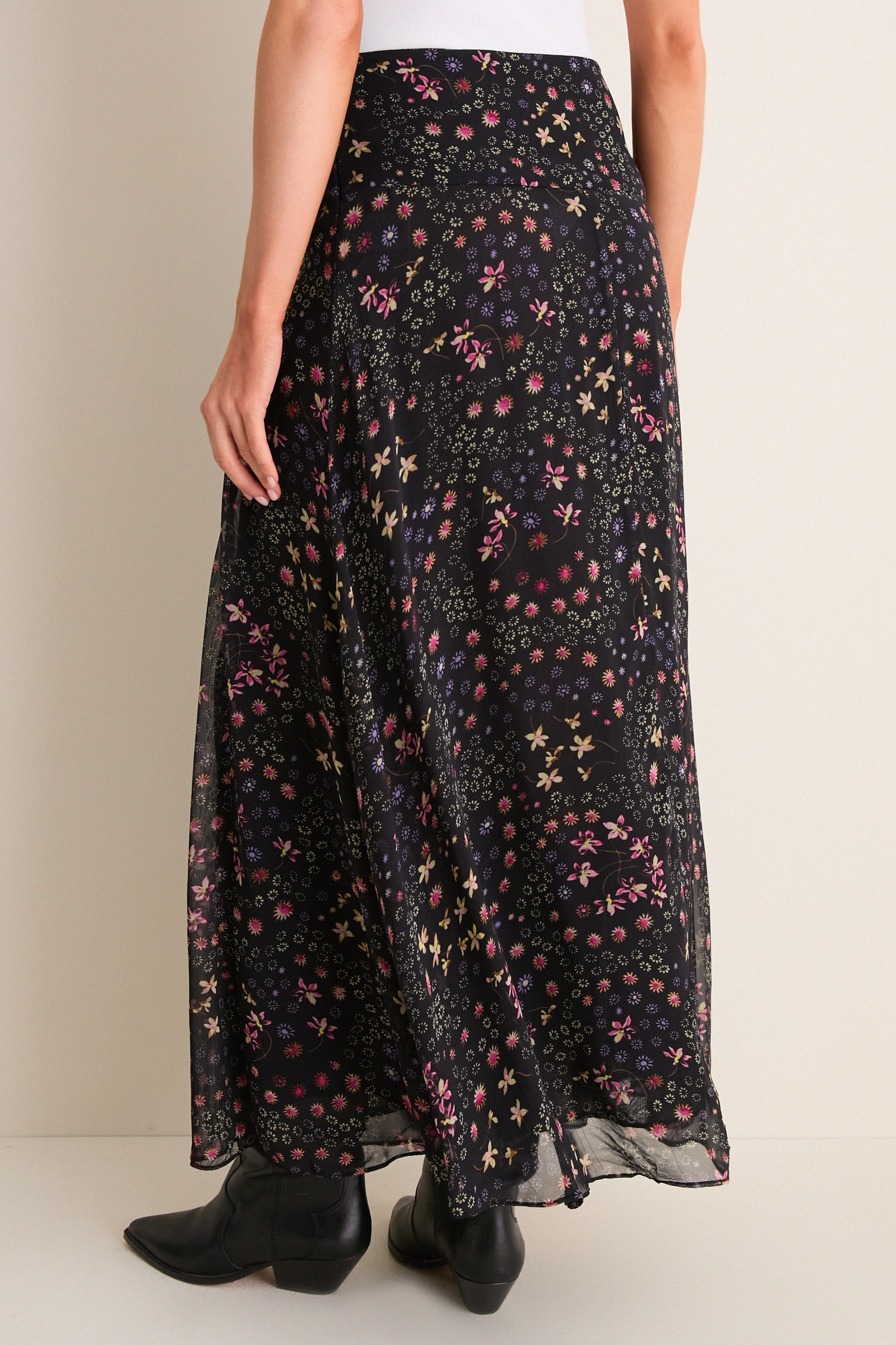 Black and Ecru Fran Skirt | Isabel Marant Etoile