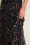 Black and Ecru Fran Skirt