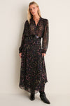 Black and Ecru Fran Skirt
