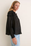 Black Christa Blouse