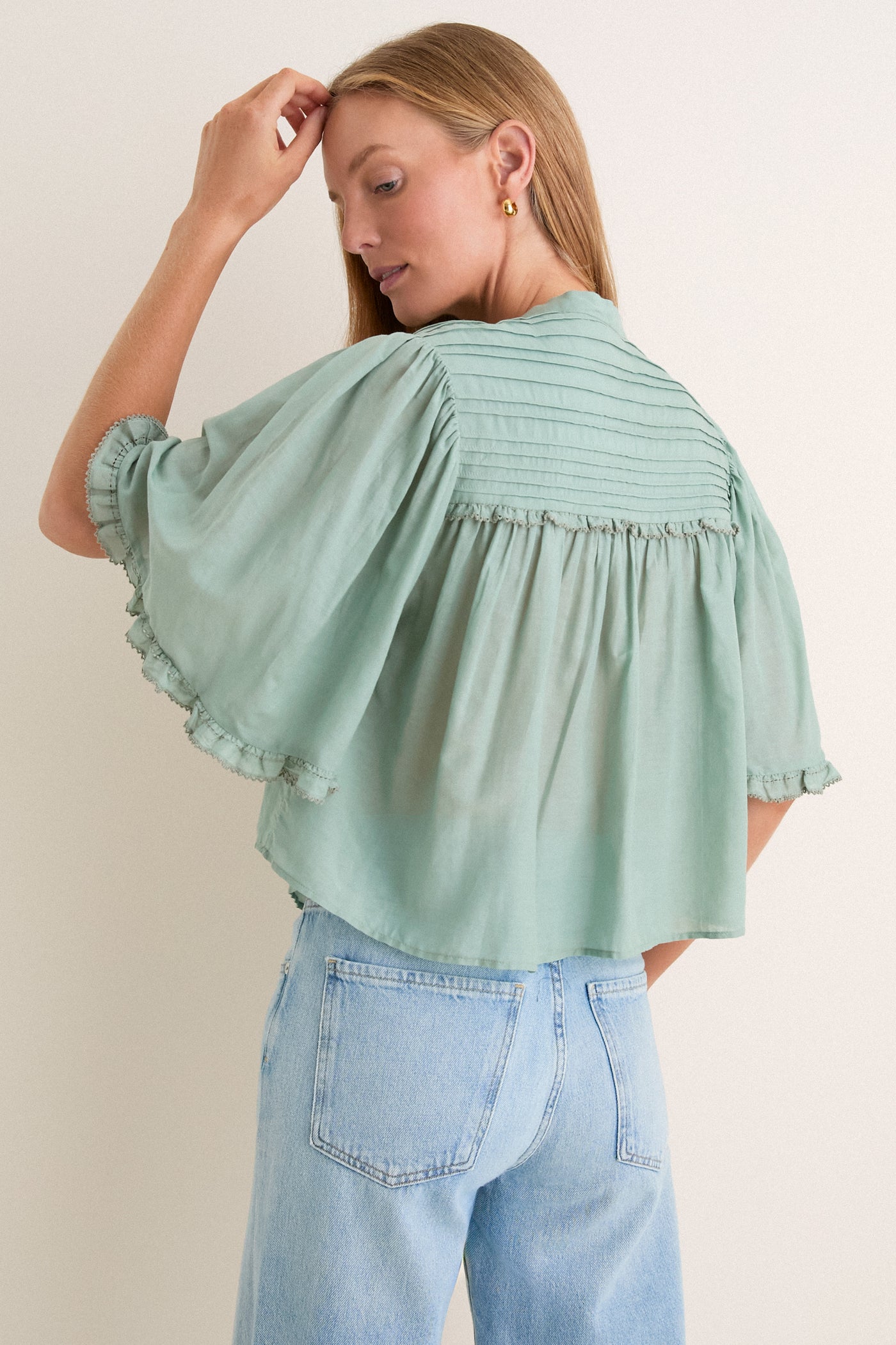 Sage Douna Blouse