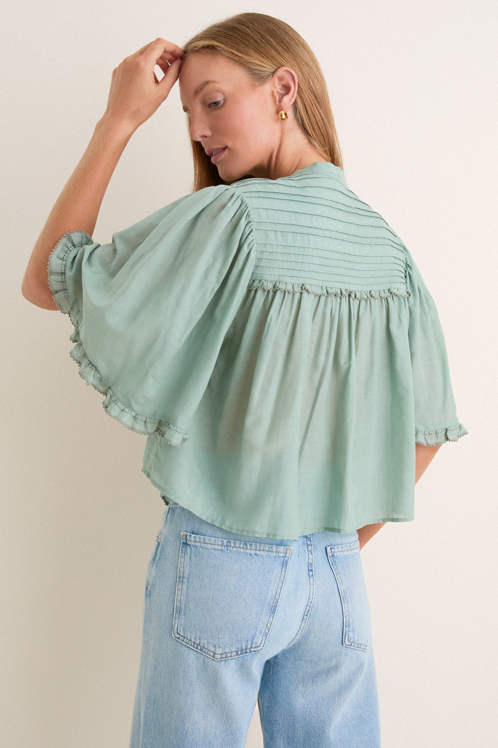 Sage Douna Blouse