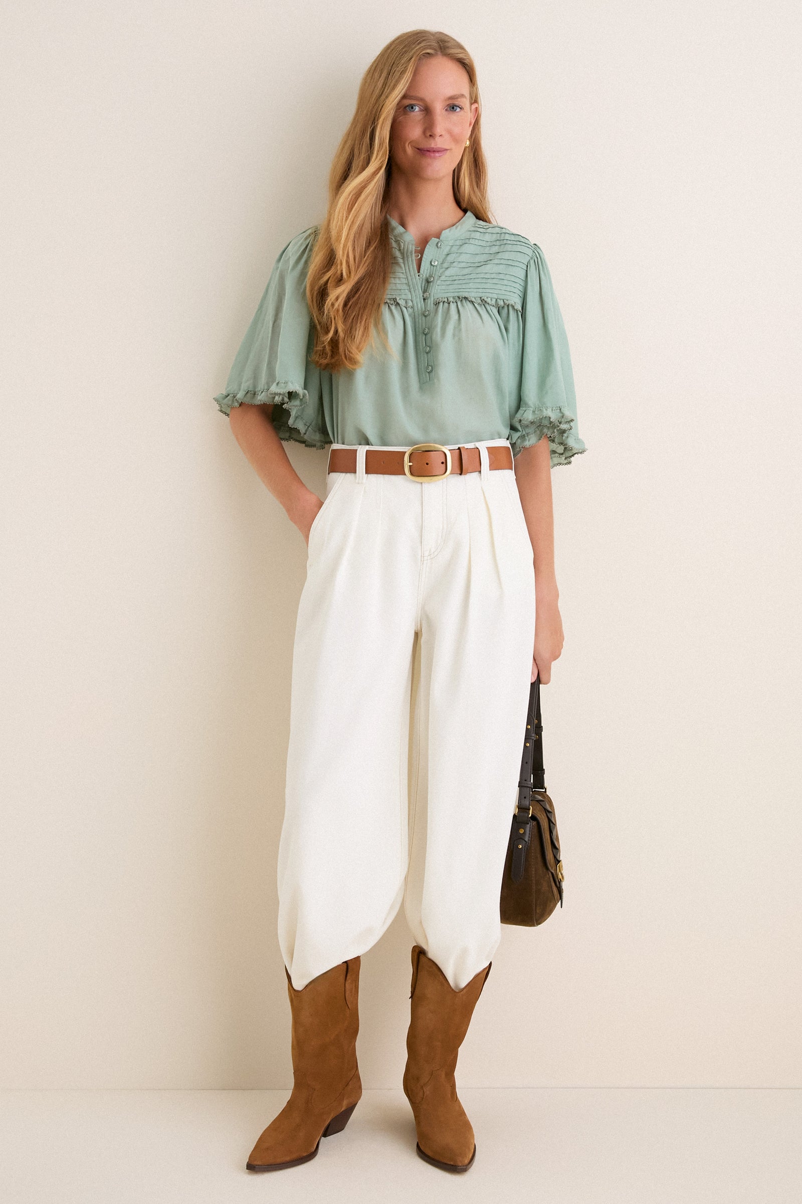 Sage Douna Blouse