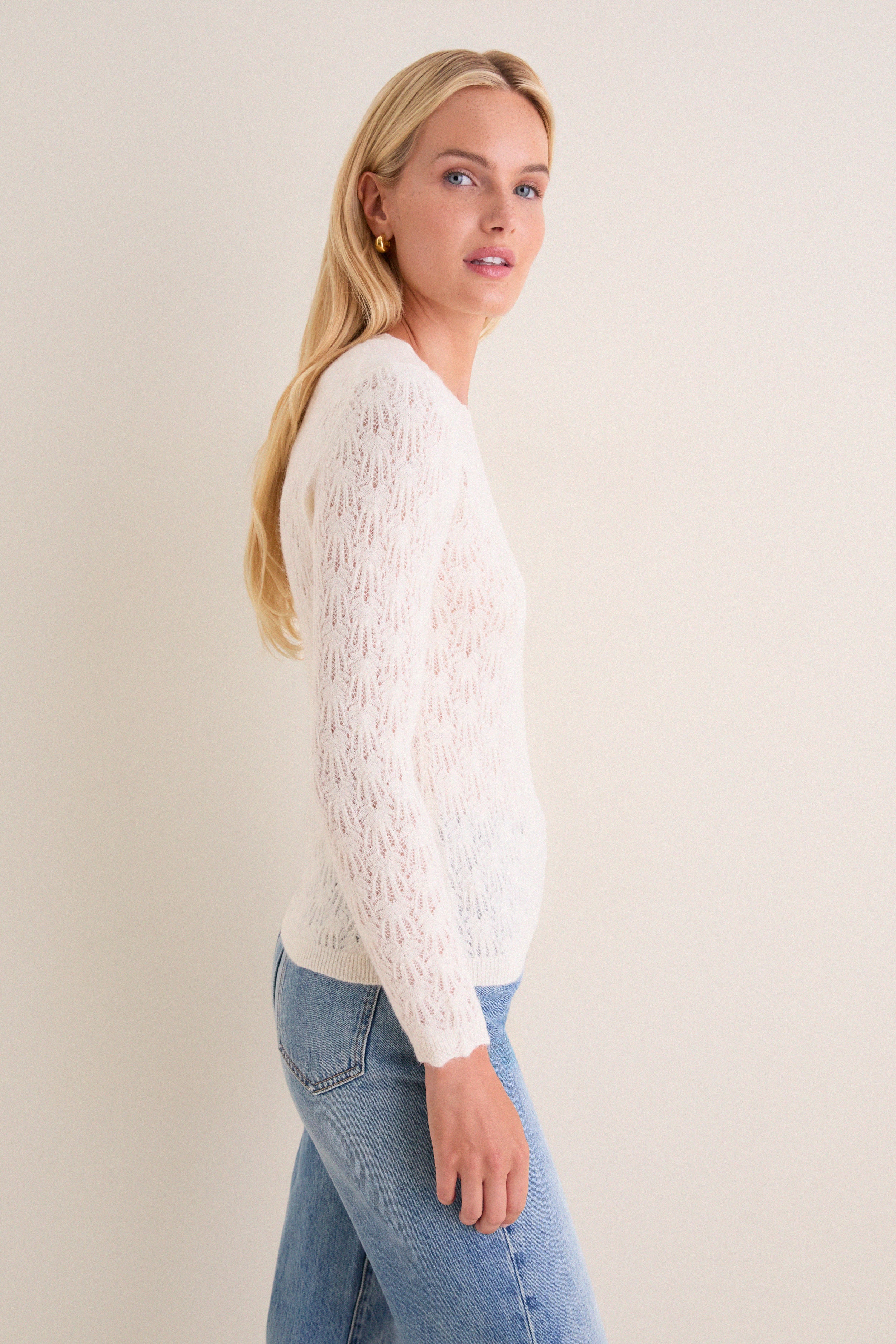 Ecru Obeline Pullover