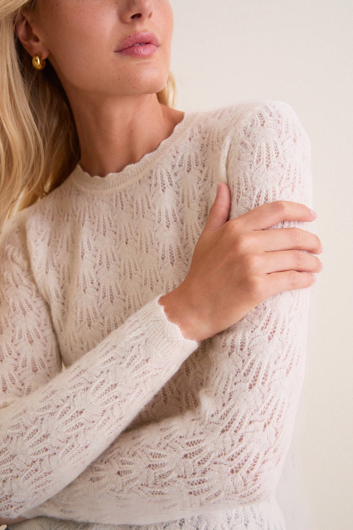 Ecru Obeline Pullover