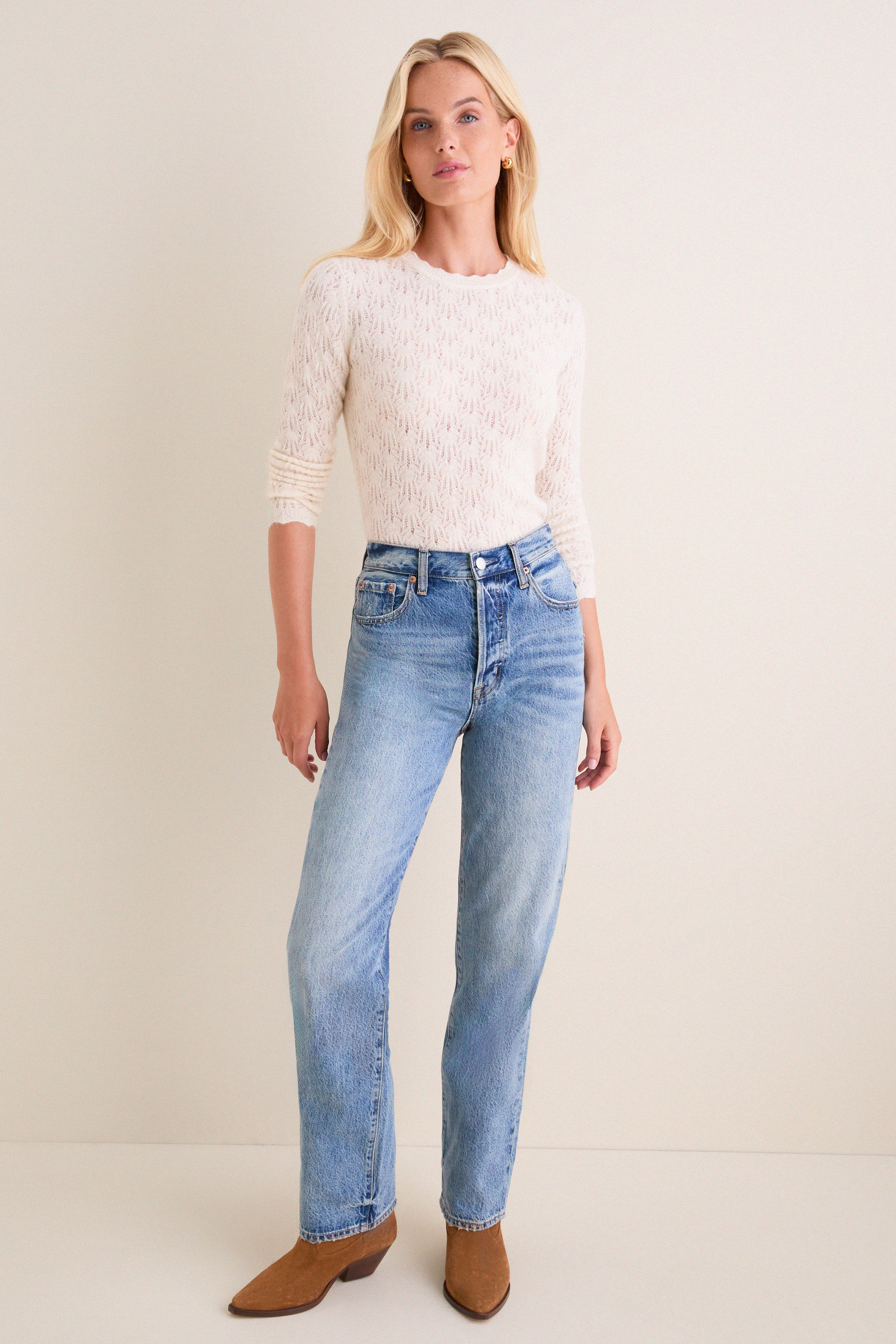 Ecru Obeline Pullover