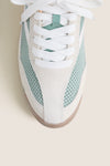 Green and Grey Rawlins Suede Sneakers