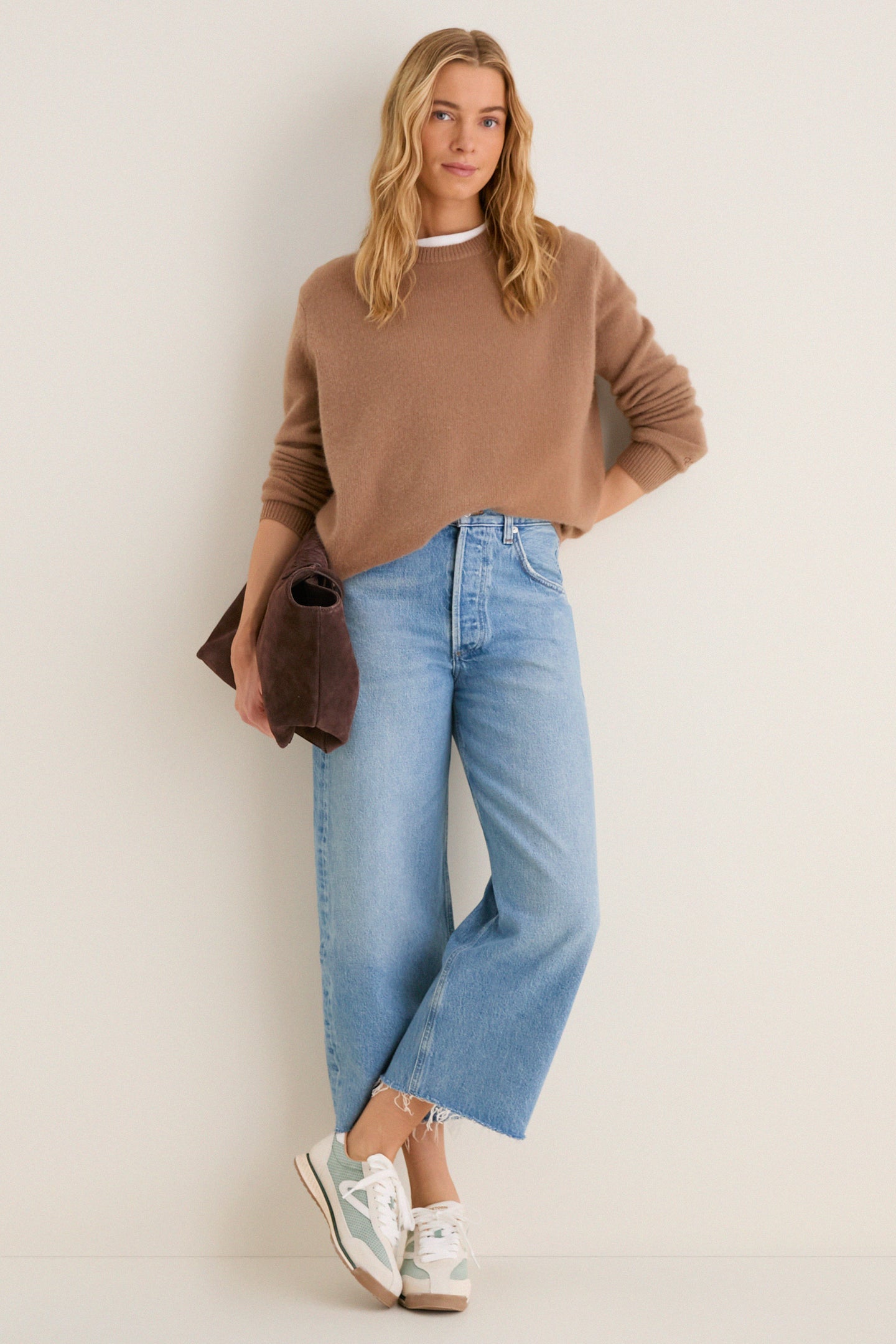 Green and Grey Rawlins Suede Sneakers