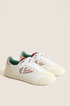 White Burgundy and Pink Skylar Sneakers