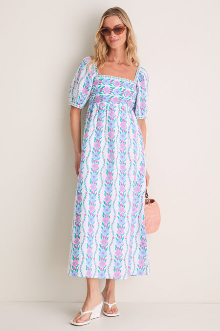 White Murphy Wedge Sandals