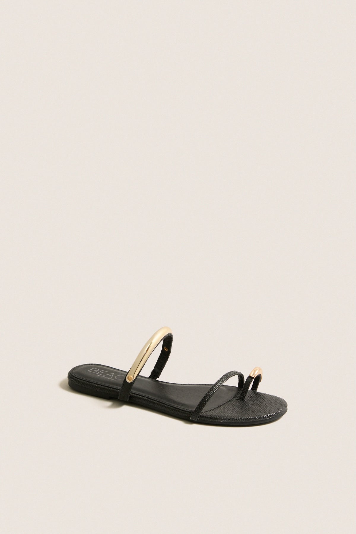 Black Vacay Sandals