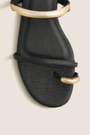Black Vacay Sandals