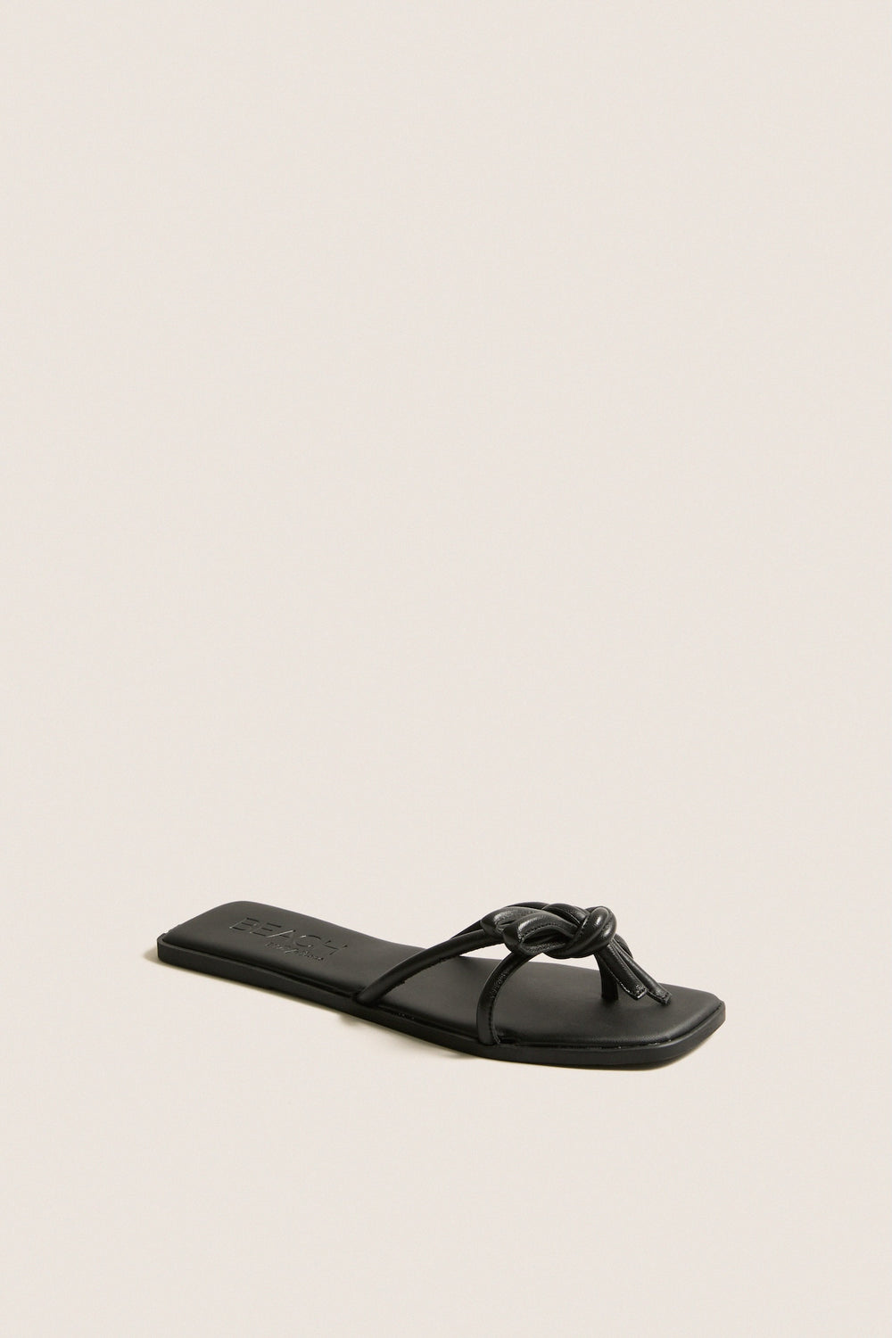Black Ruthie Bow Sandals