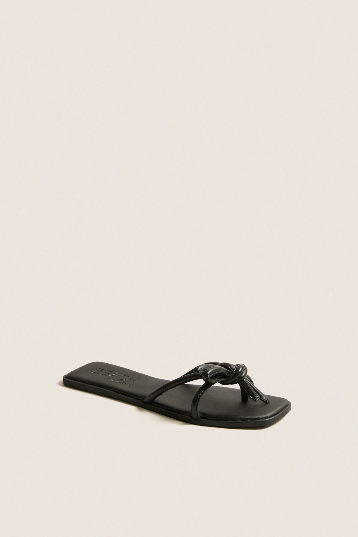 Black Ruthie Bow Sandals