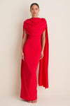Exclusive Red Batista Maxi Dress