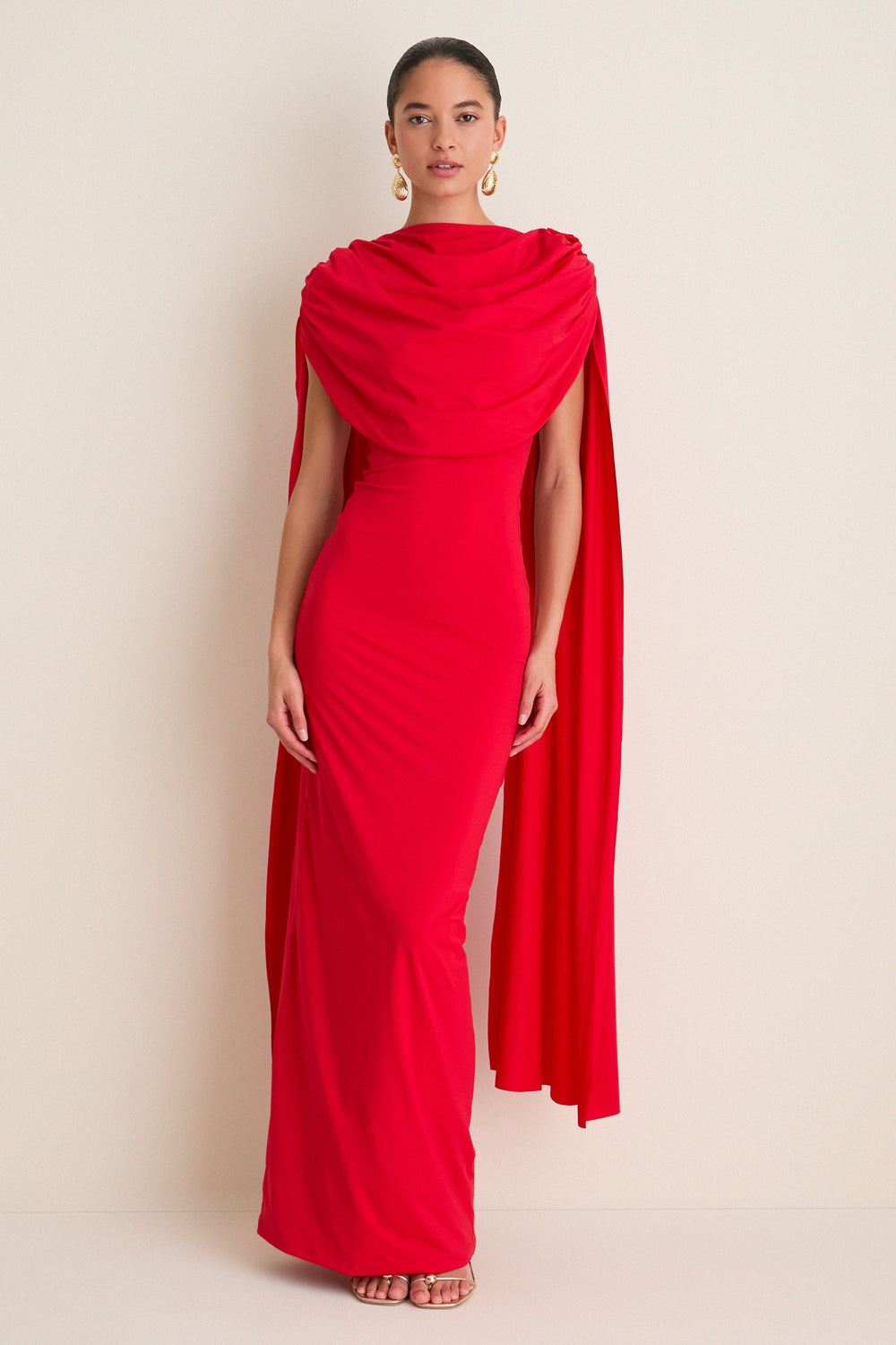 strapless open back dress Shapewear Satin Maxi Dress