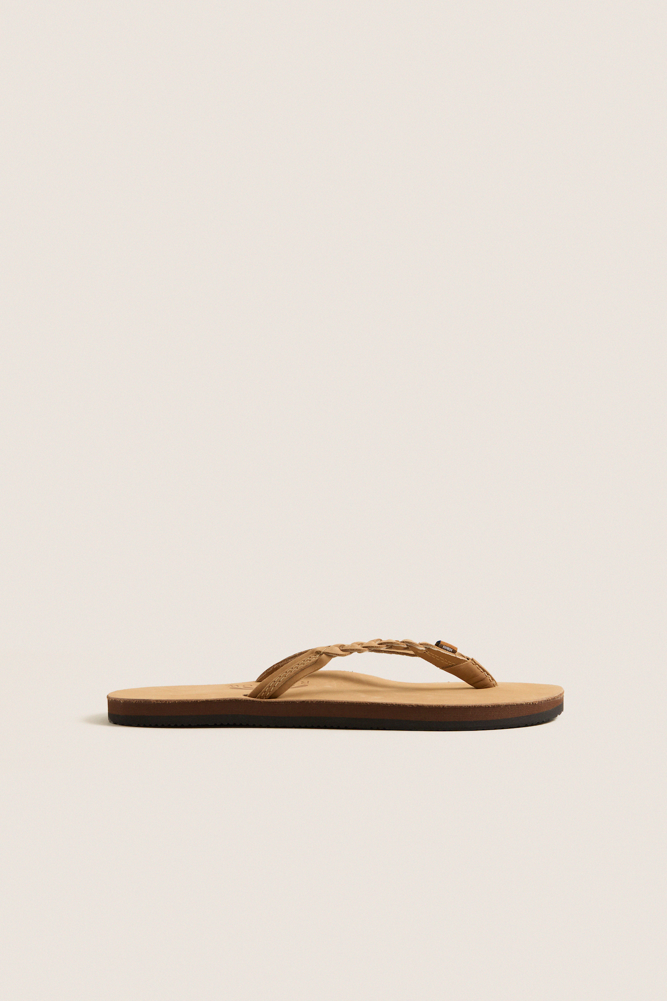 Sierra Brown Flirty Braidy Flip Flops