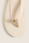 Natural Hemp Single Layer Flip flops