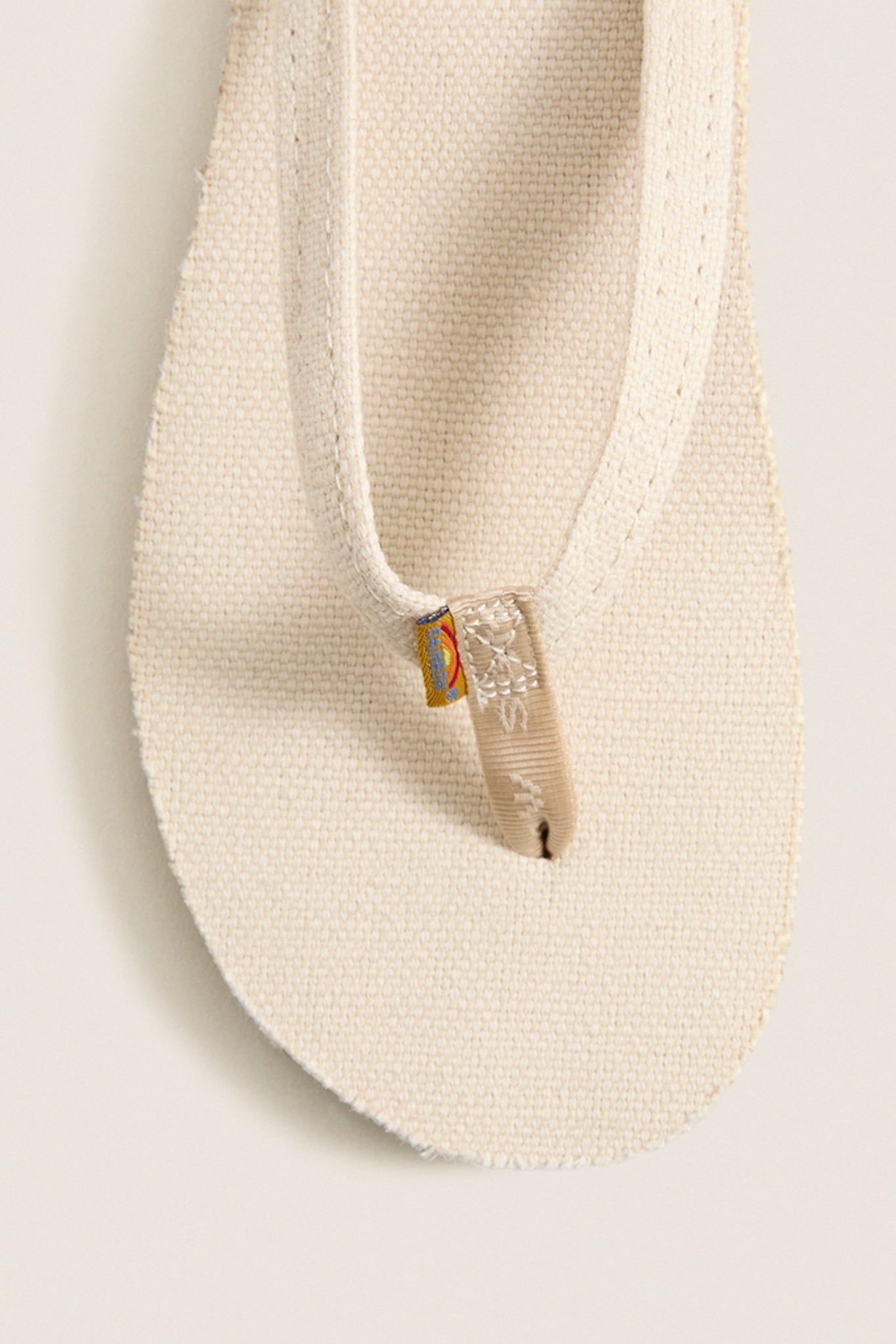 Natural Hemp Single Layer Flip flops