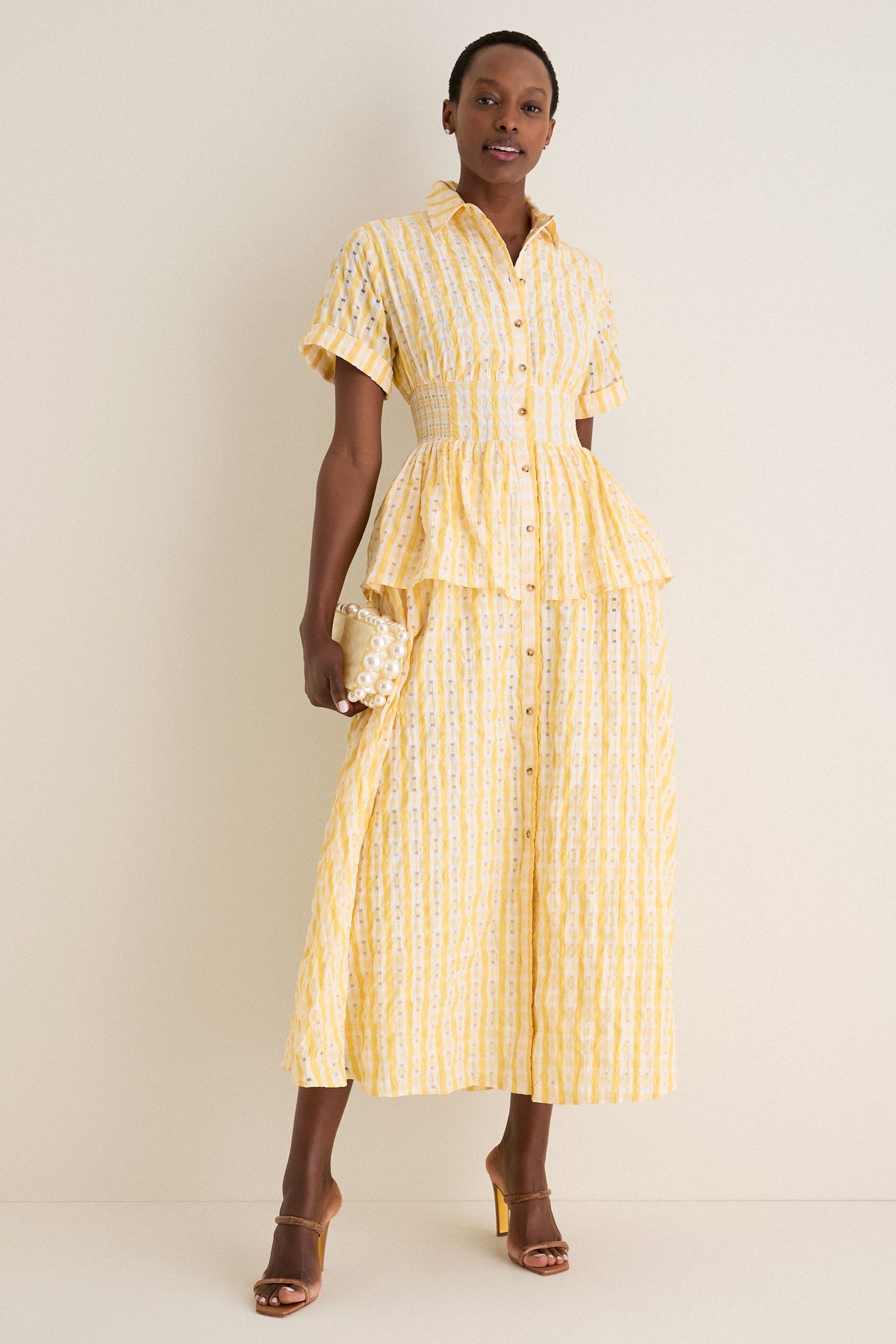 Yellow Boogie Woogie Bugle Boy Dress