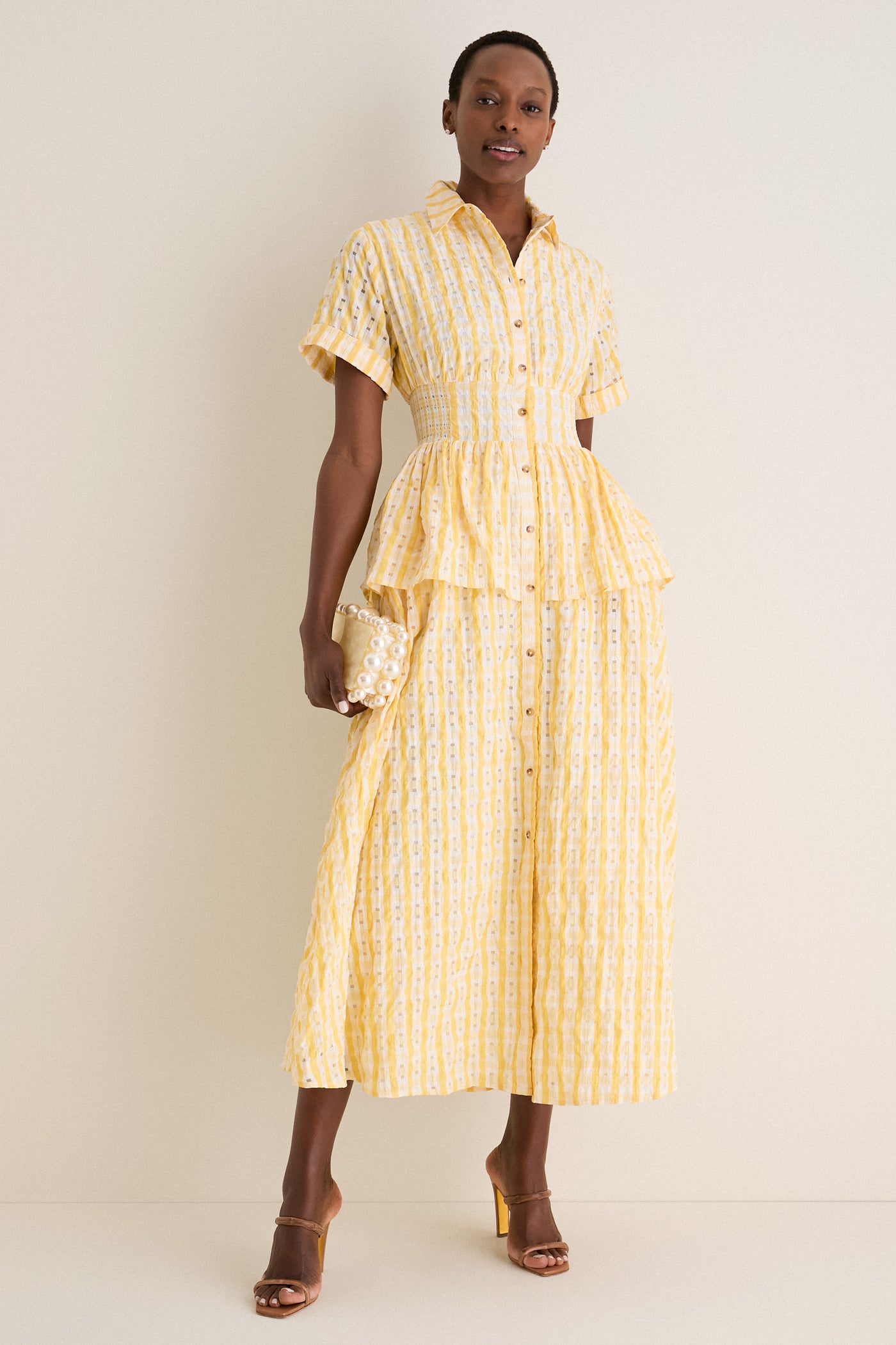 Yellow Boogie Woogie Bugle Boy Dress