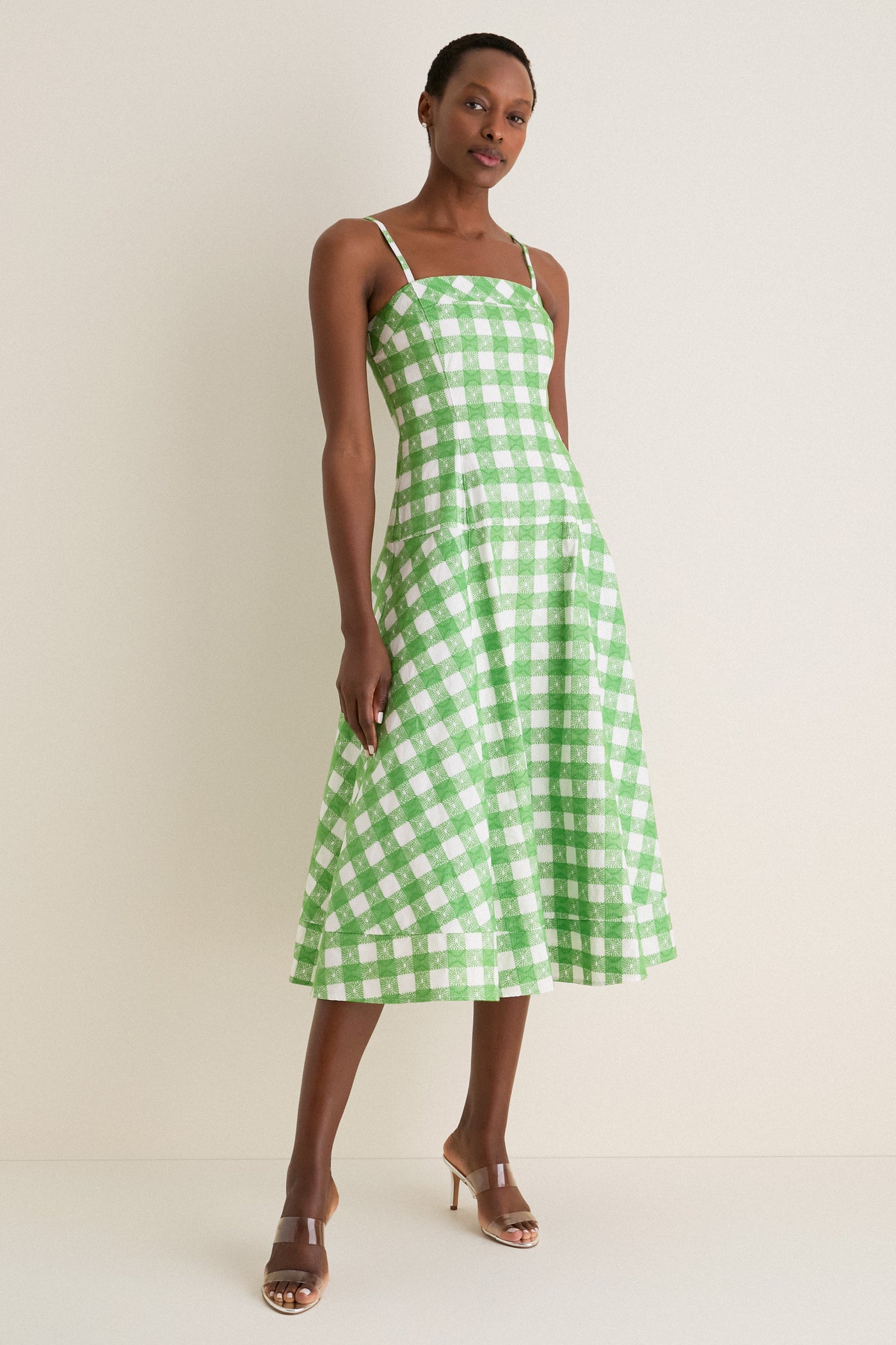 Rosie Assoulin Grass Green Drop Me a Note Dress Grass Green / 2 Rosie Assoulin Grass Green Drop Me a Note Dress Grass Green / 2