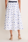 Blue and White Easy Does It Skirt
