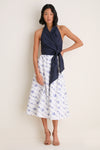 Blue and White Easy Does It Skirt
