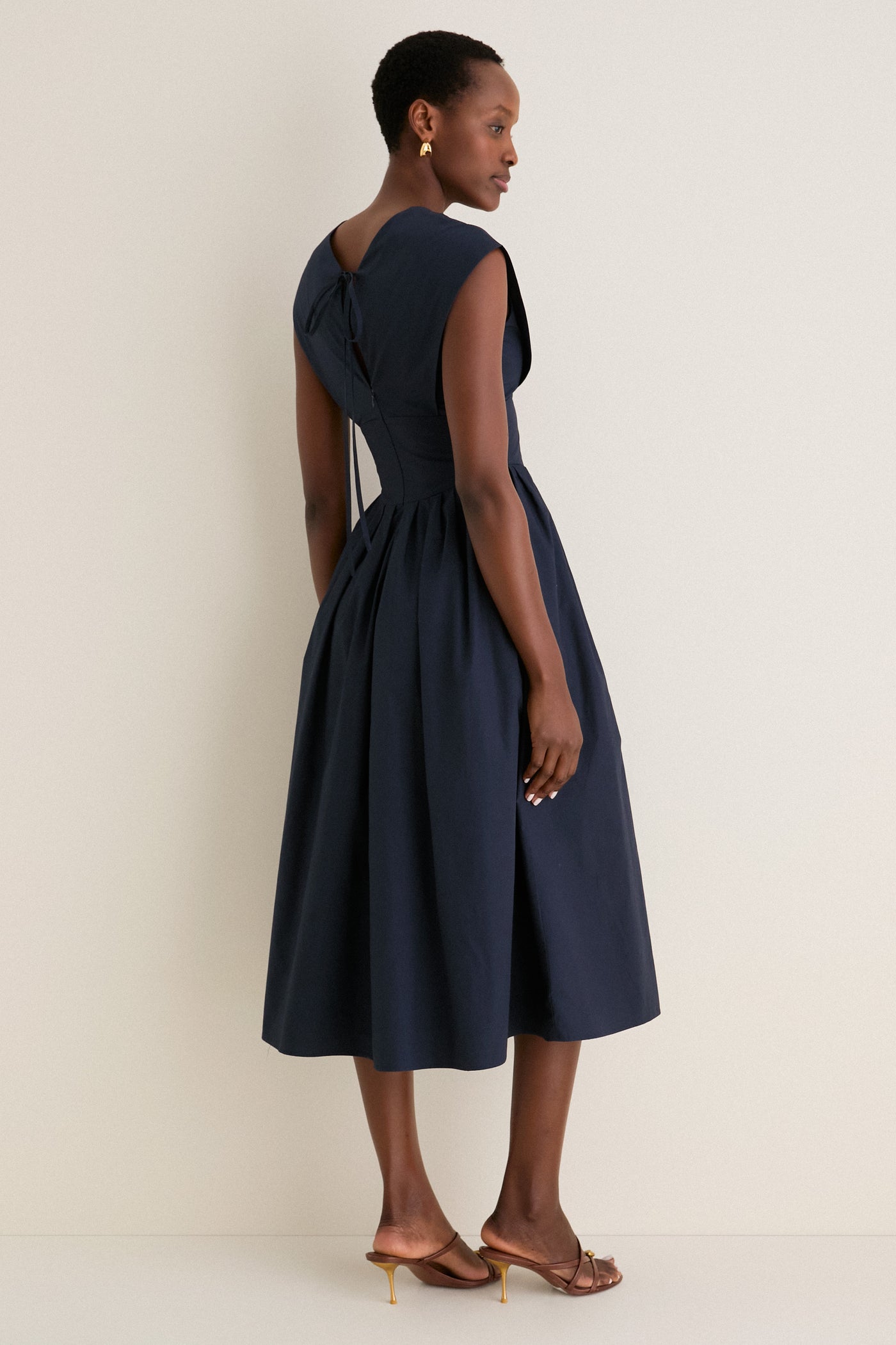 Navy In Full Bloom Dress