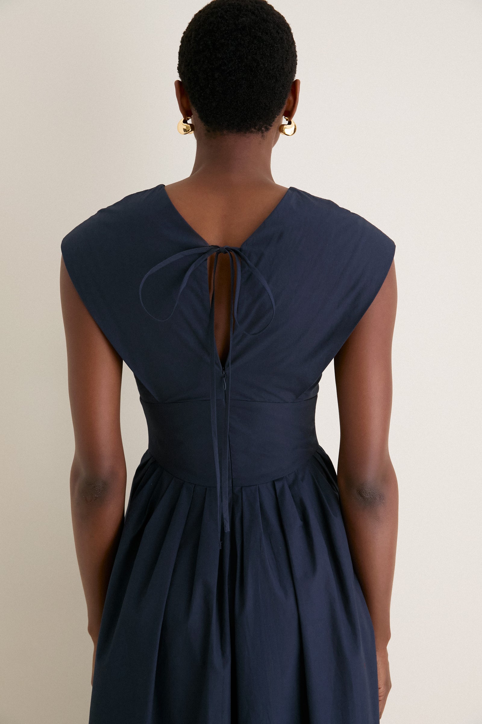 Navy In Full Bloom Dress