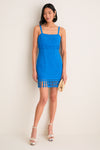 Cornflower Crochet Caitriona Mini Dress