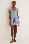 Cornflower Asterid Mini Dress