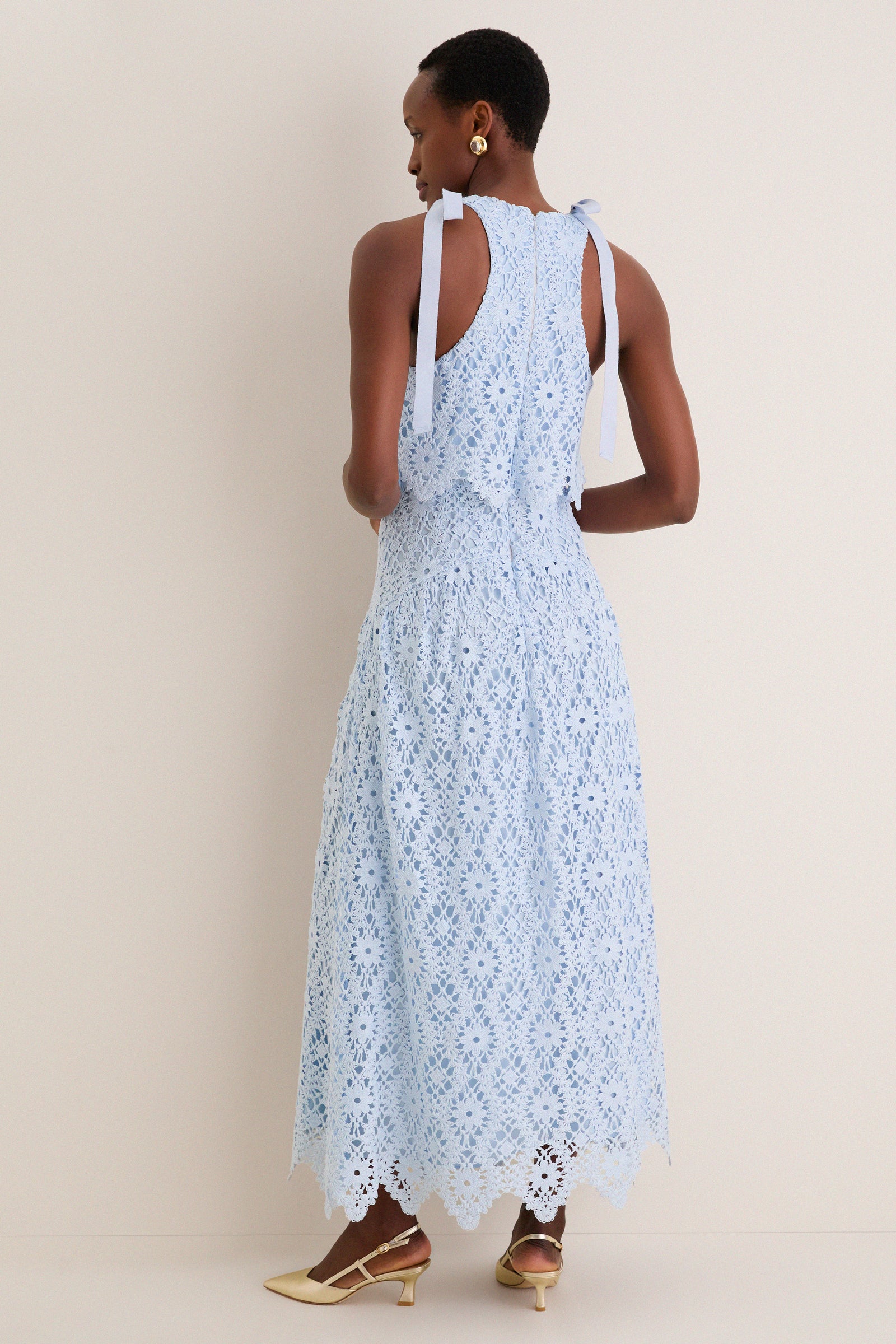 Cornflower Dove Maxi Dress