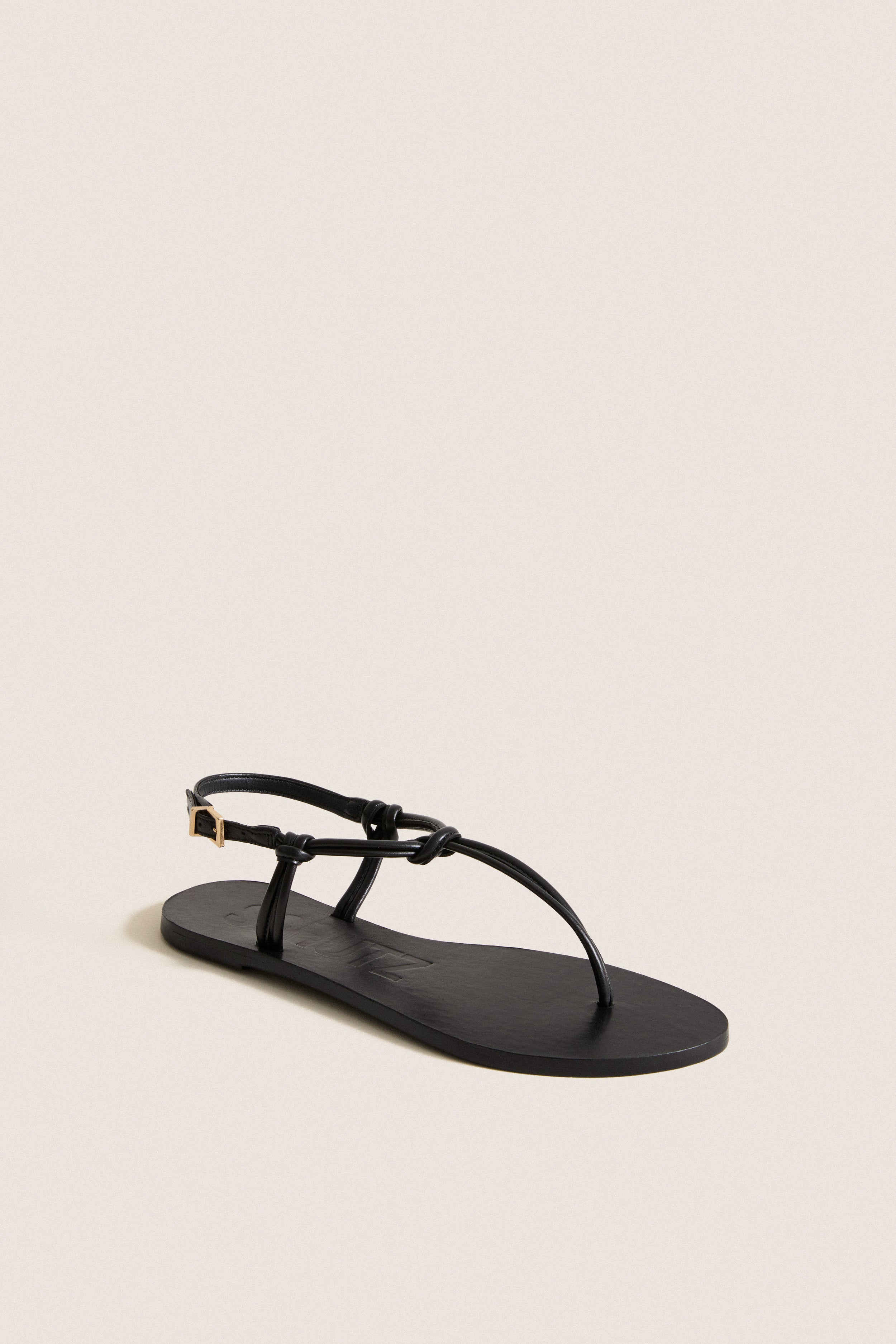 NINA RICCI ブラック フラットシューズ 37.5 Black Nina Sandals | Schutz