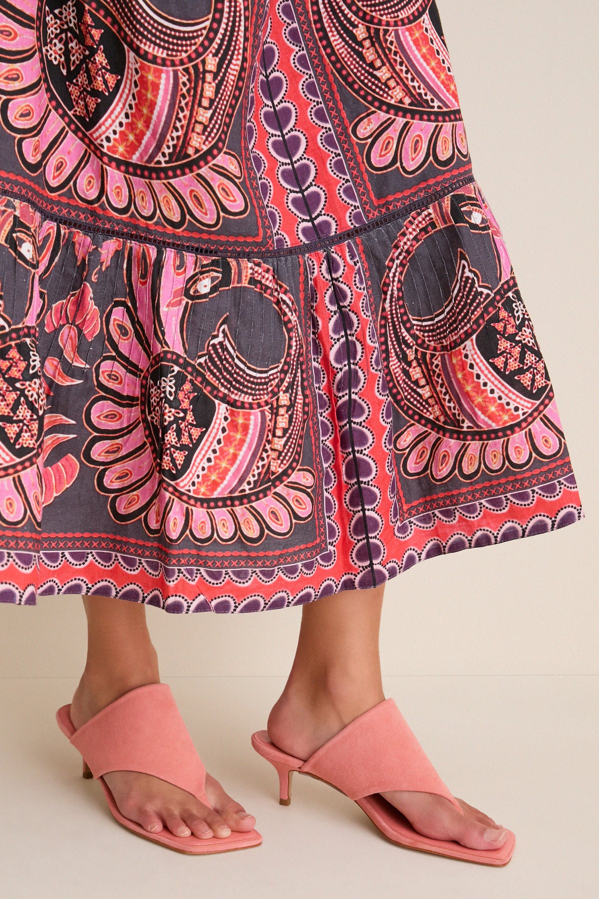 Sweet Coral Sage Mid Stilettos