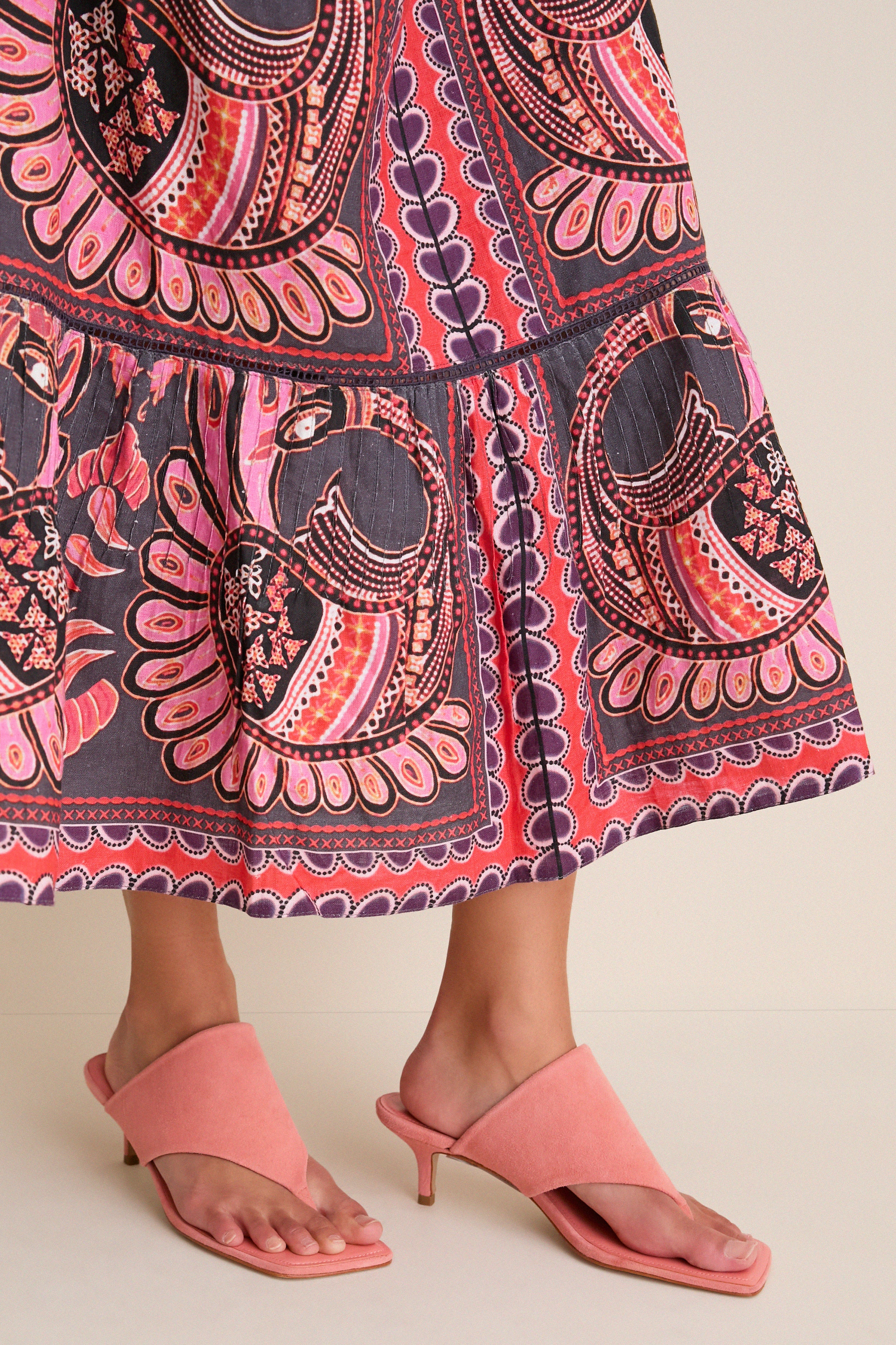 Sweet Coral Sage Mid Stilettos