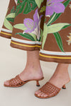 Chestnut Knotted Beep Heels