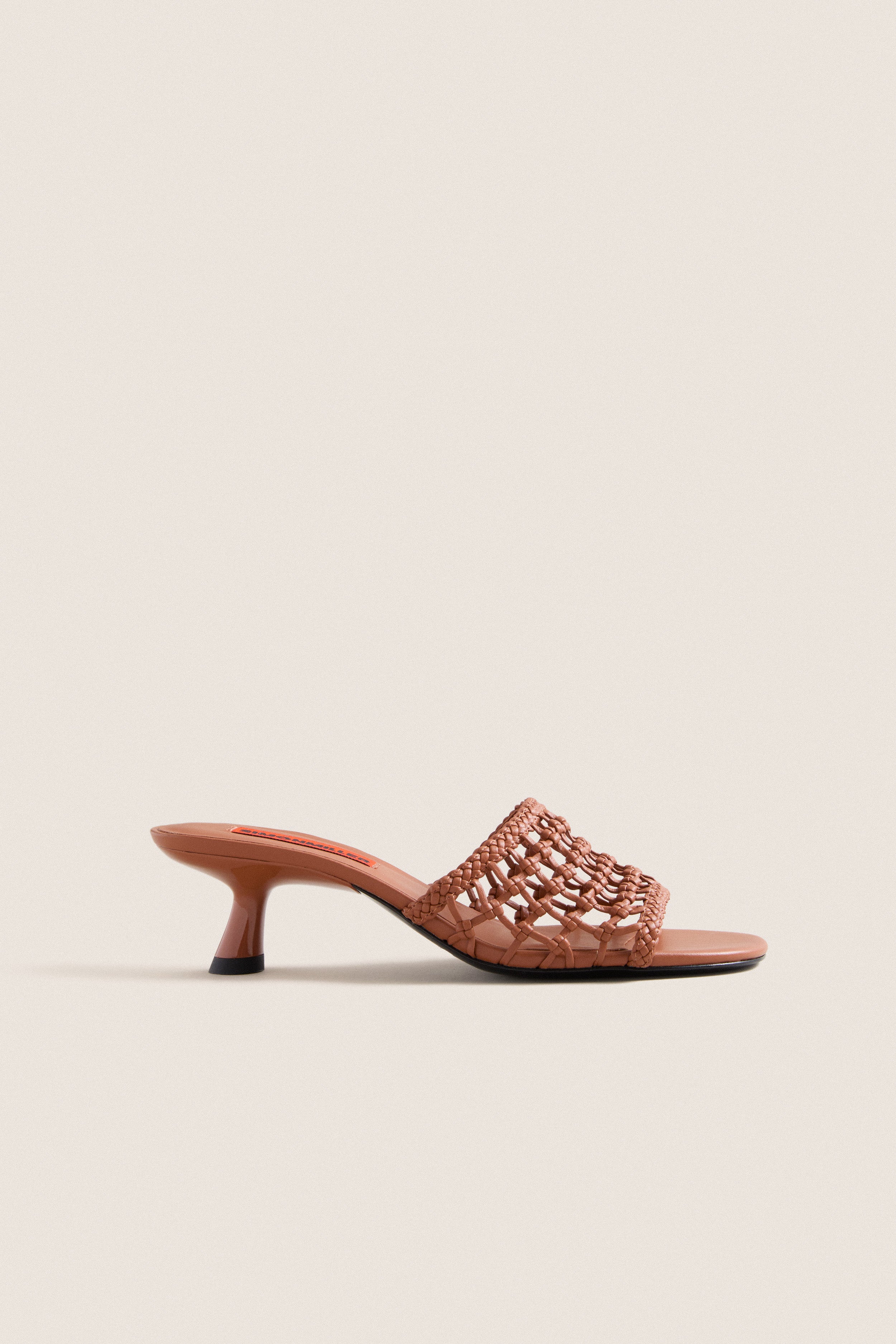 Chestnut Knotted Beep Heels
