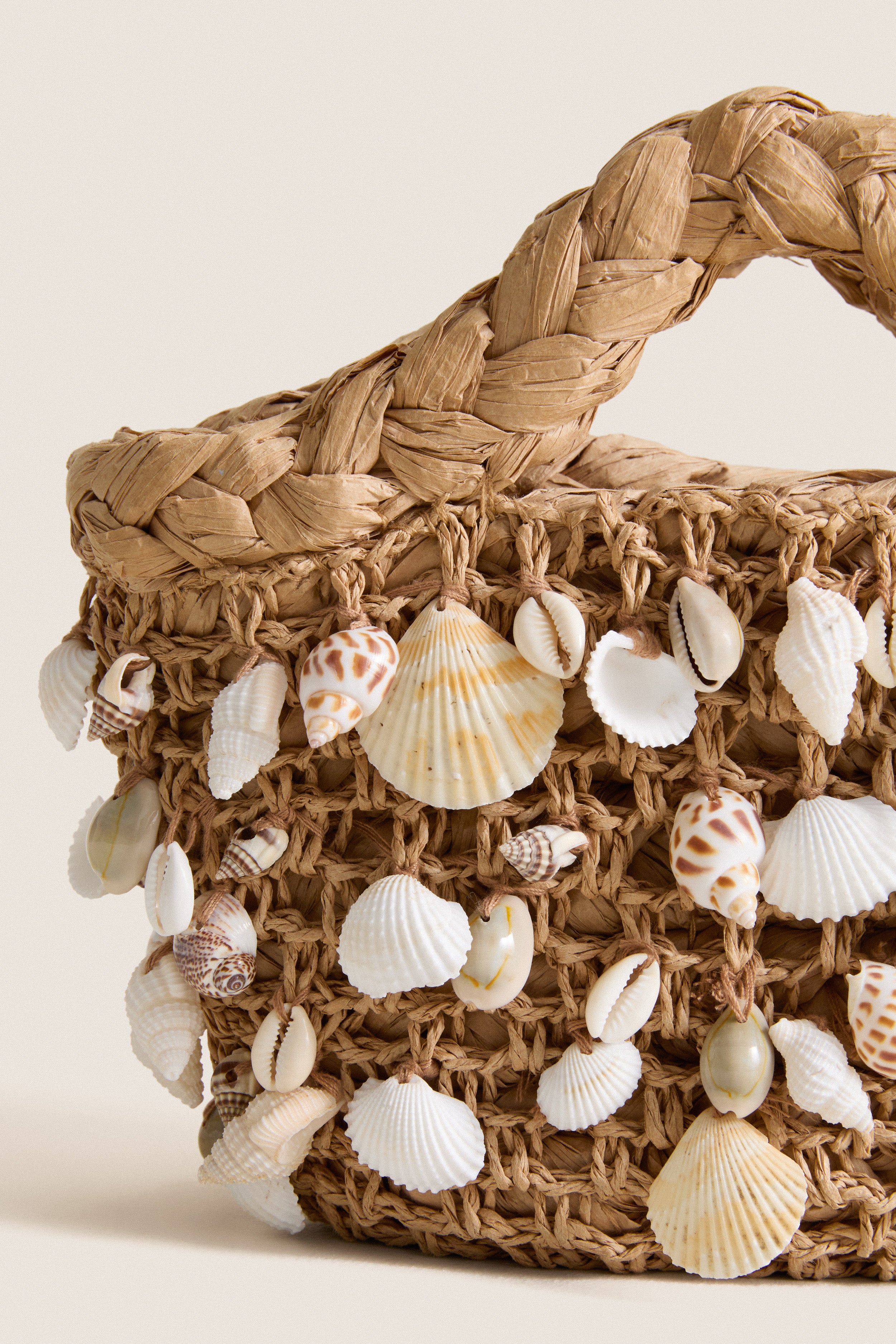 Natural Shelly Bag