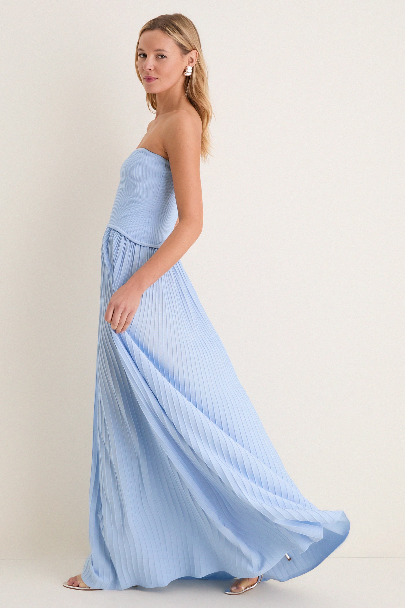 Blue Lagoon Strapless Soglio Maxi Dress | Solid & Striped Blue Lagoon Strapless Soglio Maxi Dress | Solid & Striped