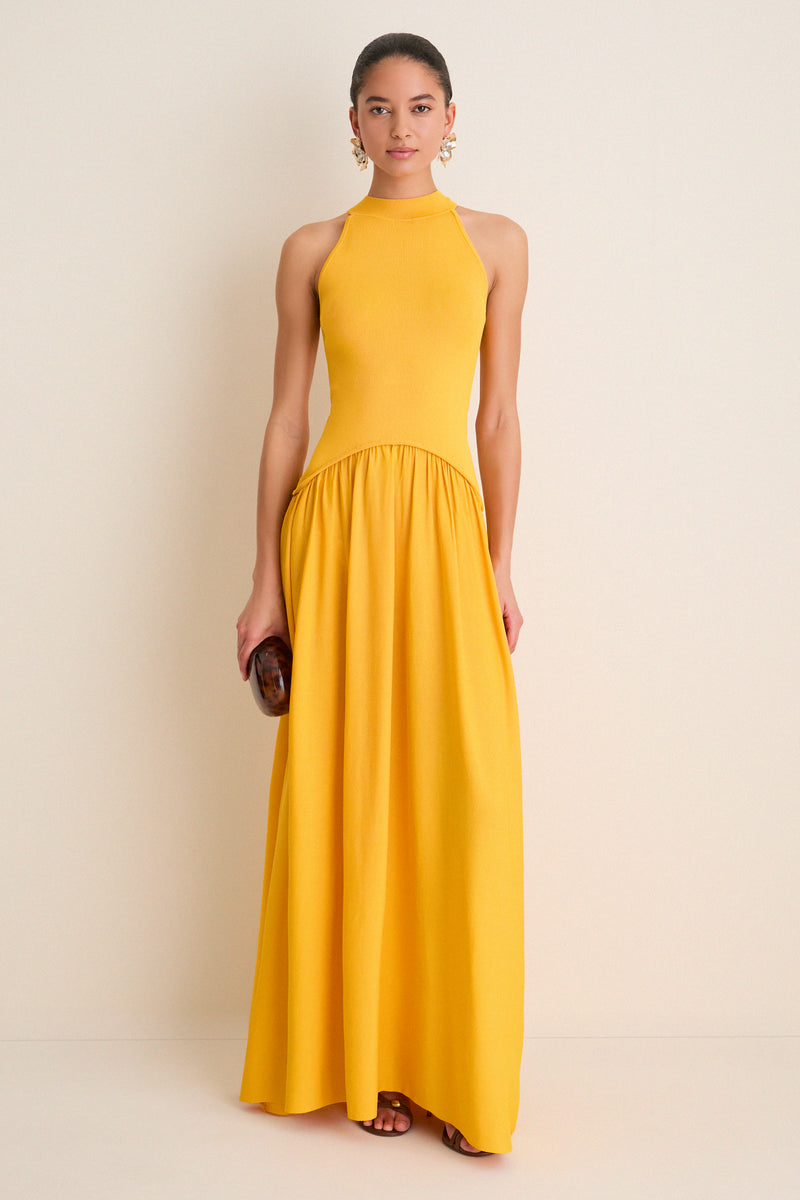Pineapple Isola Maxi Dress