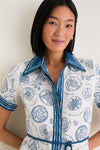 Ivory Lucky Shirt Dress