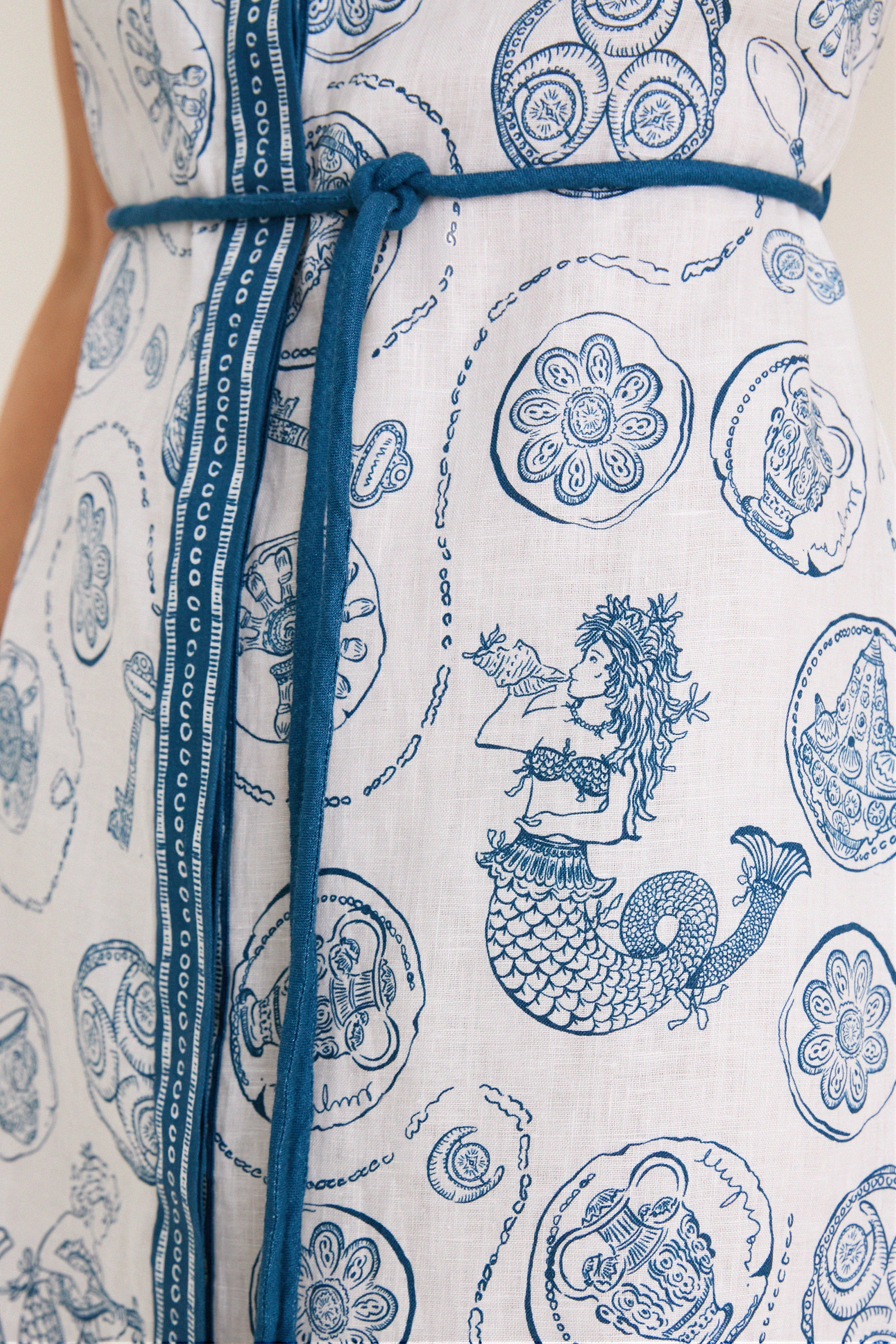 Ivory Lucky Shirt Dress