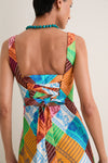 Multi Kaleidoscope Midi Dress
