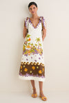 Cream Island Cove Ballet Day Dress