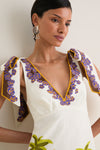 Cream Island Cove Ballet Day Dress